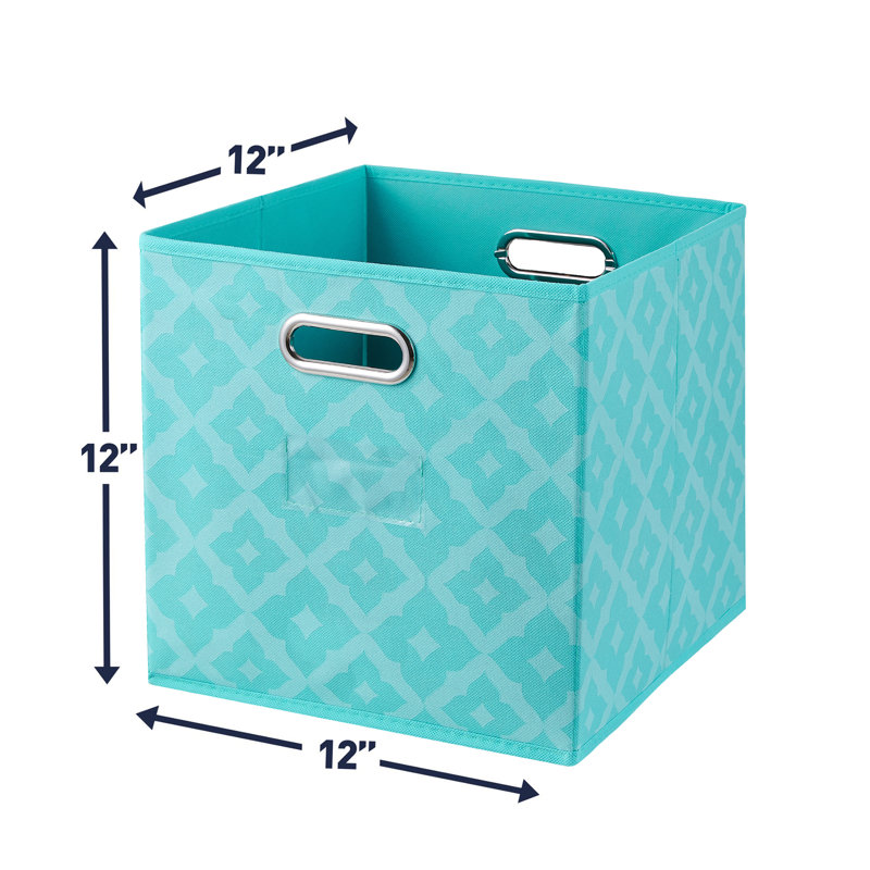 Red Barrel Studio® Decorative Bin, Teal