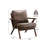 Joichiro 29.5" W Vegan Leather Upholstered Accent Chair with Solid Wood Frame-1668648578-1639343755