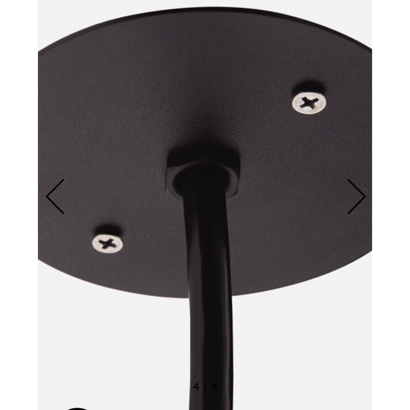 Alwina - Light Black LED Cylinder Pendant