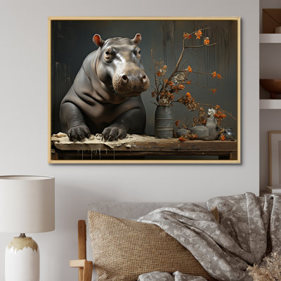 Rivers Guardian 1 - Hippopotamuswall Art