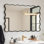 Miroir mural Wavy