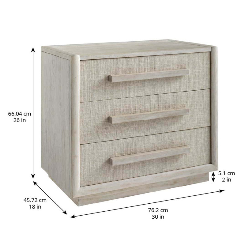 3 - Drawer Nightstand