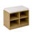 Wavelle Modern Living Room Cabinet with Shoe Bench and Adjustable Shelves-120347341