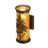 Rustic Lodge 2 - Light Flush Mounted Sconce