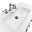 Meuble-lavabo simple 40 po - Finition blanche avec comptoir en céramique blanche-534626110-534626105