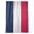 Bleu marine / blanc / rouge écarlate