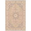 Tapis Meadow traditionnel à médaillon, style persan, gris crème, ivoire, beige, rose, lavable à la machine, antidérapant, à poils courts, pour l'intérieur et l'extérieur, adapté aux animaux domestiques, idéal pour le salon, la chambre, la salle à manger, l'entrée, le couloir ou le bureau.-1582206027