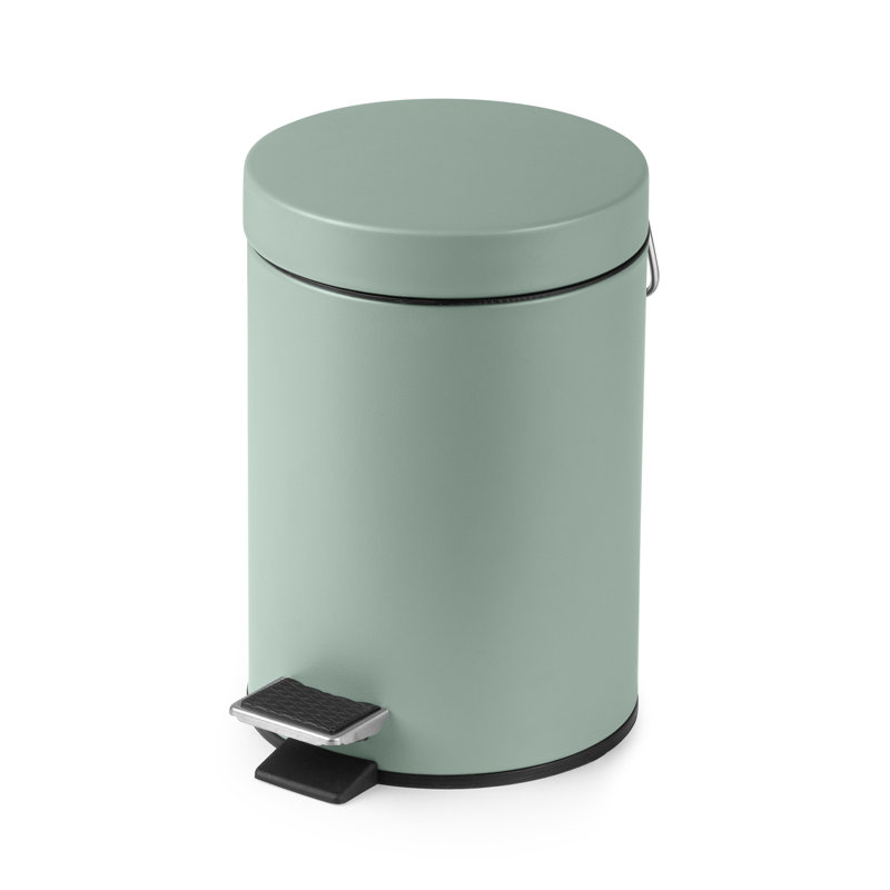 Quiles Metal Open Waste Bin - 3L, Green