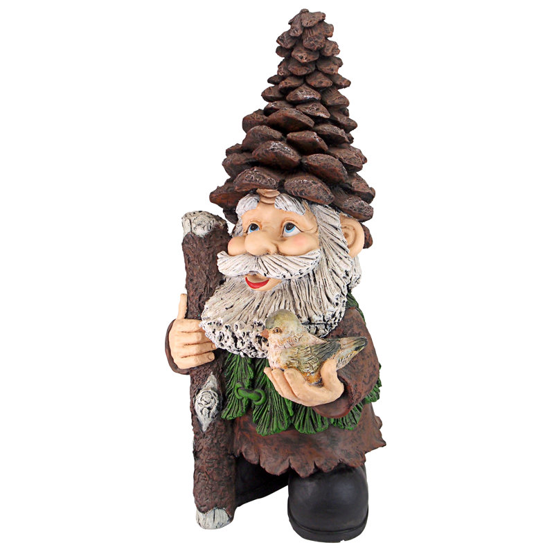 Statue de gnome des bois Pinecone Percy