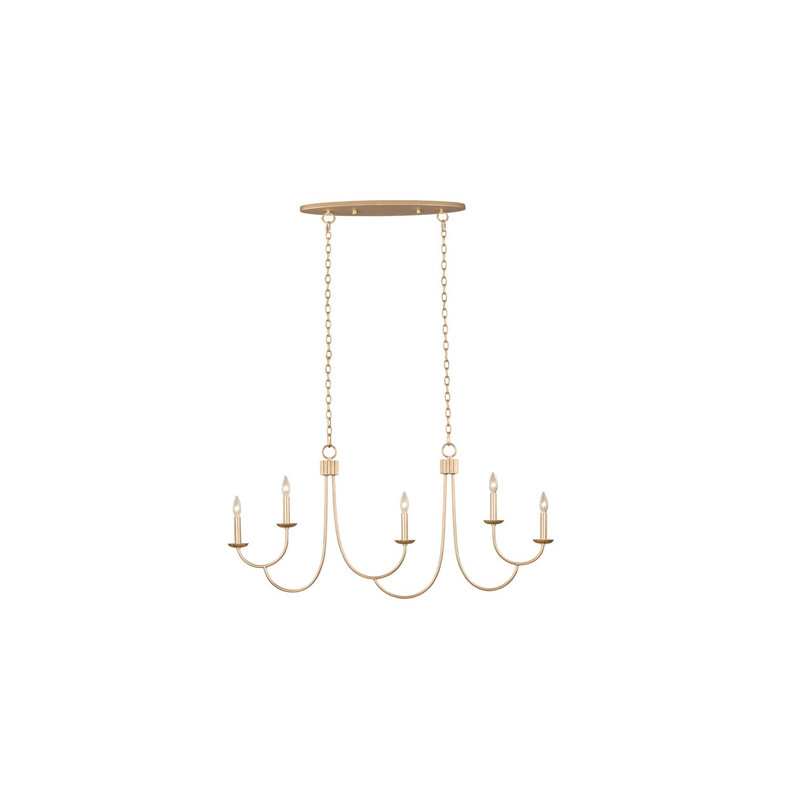 Luminaire suspendu linéaire moderne Kiera 5 LT Kiera Kalco