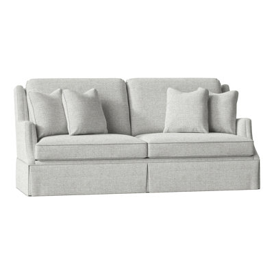 Canapé à accoudoirs arrondis avec coussins réversibles de 87,5 po Savannah