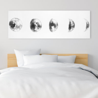 « moon phases », reproduction de peinture à l’acrylique sur toile tendue