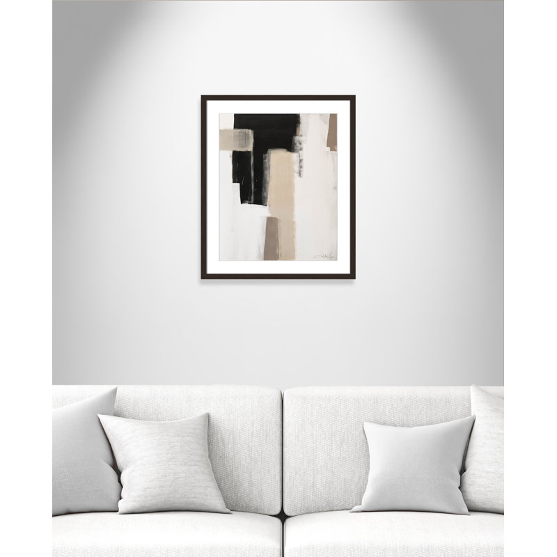 Calvin Giverny Earth Scapes I Print, Oui, Cadre photo simple noyer, H 25,5 po x l 21,5 po x P 1,25 po