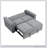 Versatile Convertible Sofa Pull Bed with Premium Materials for Two-260668544