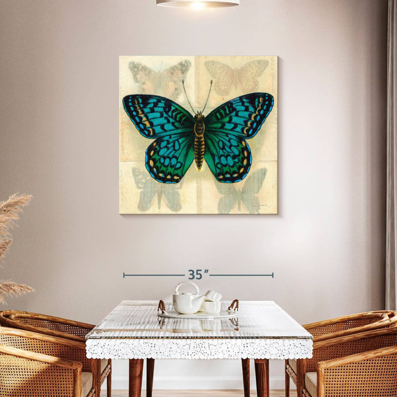 Papillon en soie Crowle II, H 36 po x l 36 po