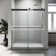 58'' - 60'' W x 72'' H Double Added Frameless Shower Door with Clear Glass