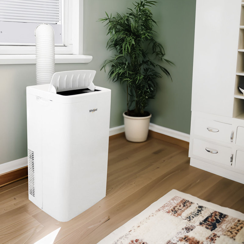 Whirlpool 12,000 BTU White Portable Air Conditioner with Remote