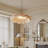 1-Light Pendant Lights Modern White RGB