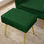 Fauteuil rembourré avec repose-pieds Vaishal-89242798
