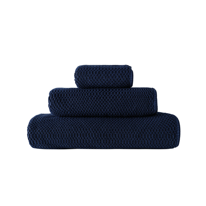 Clean Ocean Waffle Bath Towel, Oxford