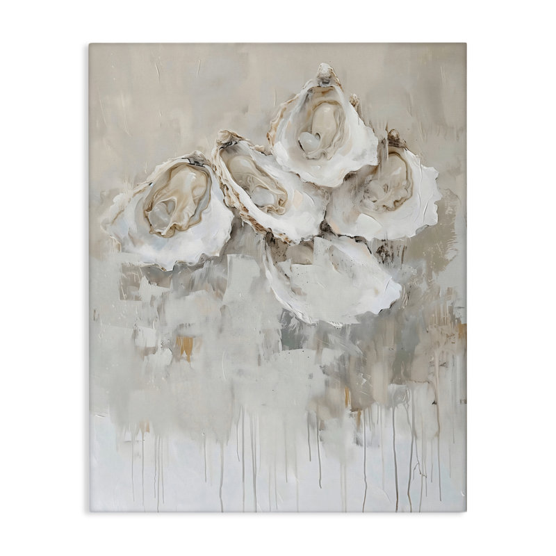 Toile de coquille d'huître décortiquée, design par Creative Studio, H 20 po x l 16 po