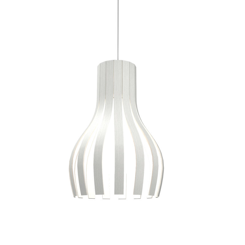 Luminaire suspendu tonneau 269, Blanc organique