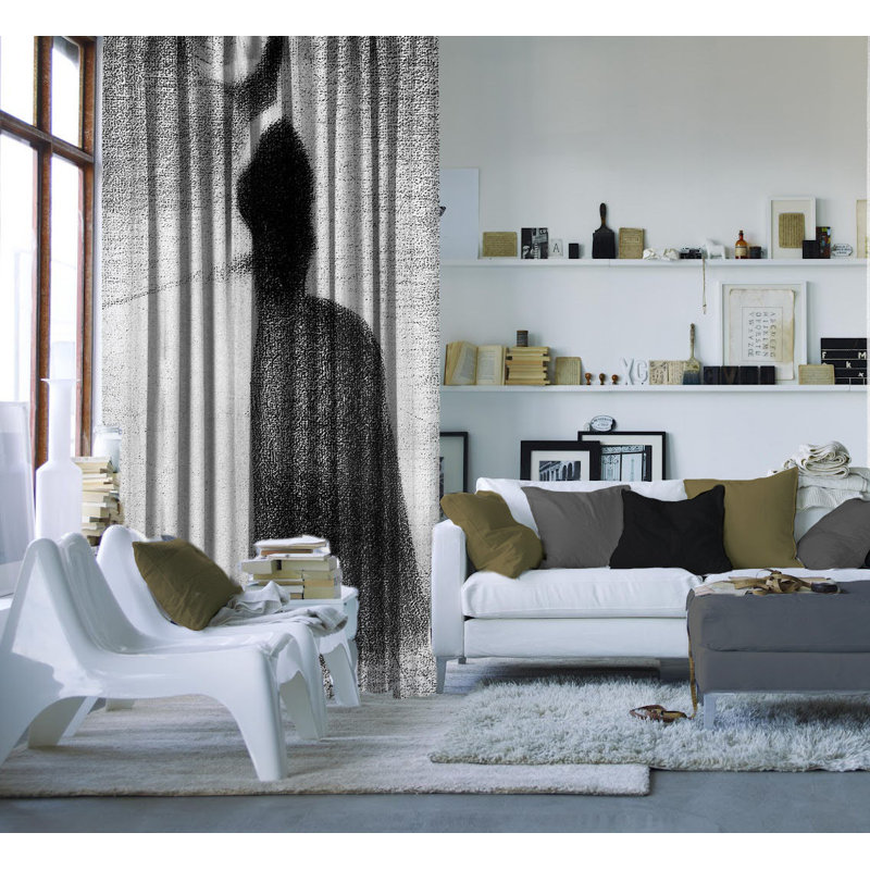 Rideau en polyester Hahn
