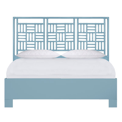 Finn Queen Bed, Pool Blue