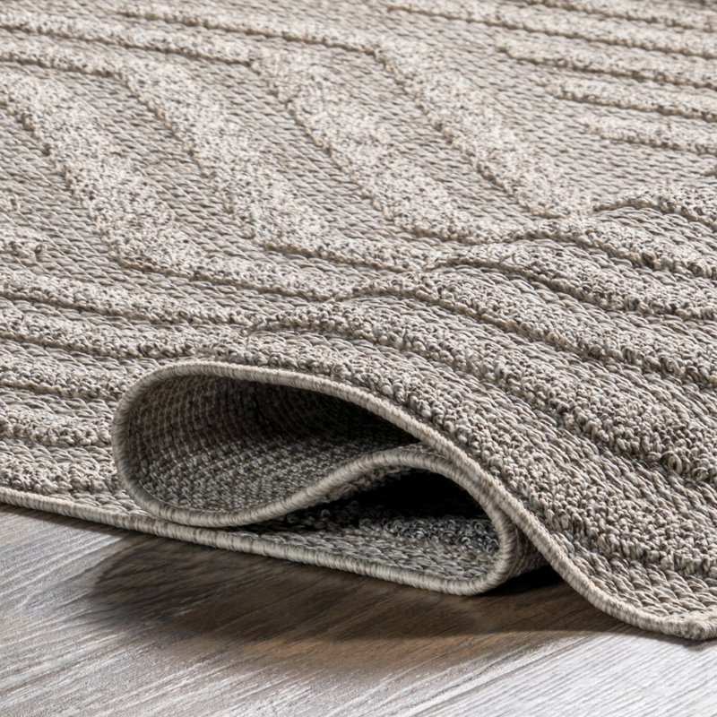 Shante Zig-Zag Indoor/Outdoor Area Rug, Rectangle 5' x 8'