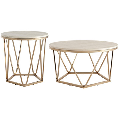 Luna 2 Piece Living Room Table Set