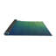 Tapis à motif bleu / vert-1079479644