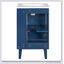 Meuble-lavabo de 20 po de style français avec lavabo en céramique, porte à fermeture douce et poignées en demi-lune élégantes pour un rangement élégant-1637447152