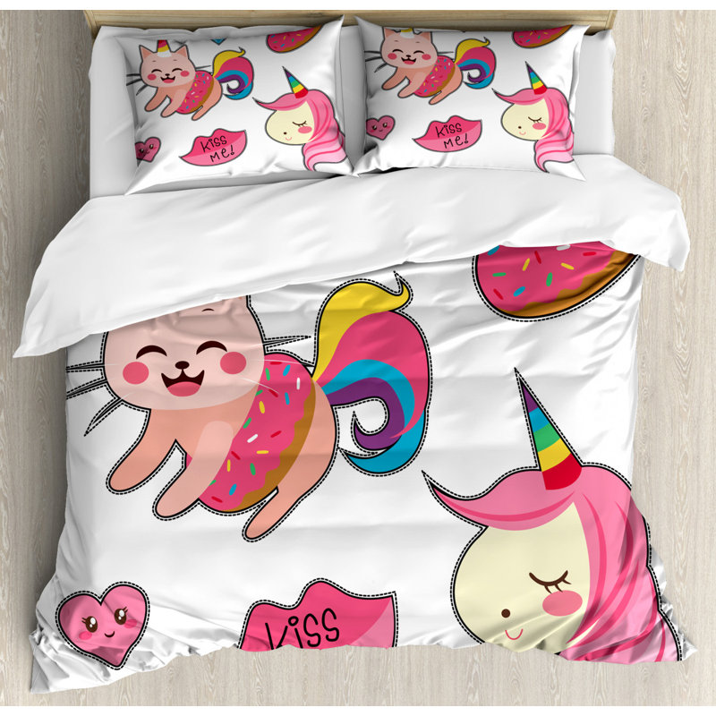 Hestia TC 350 Duvet Cover Set, Double - 2 Standard Pillowcases