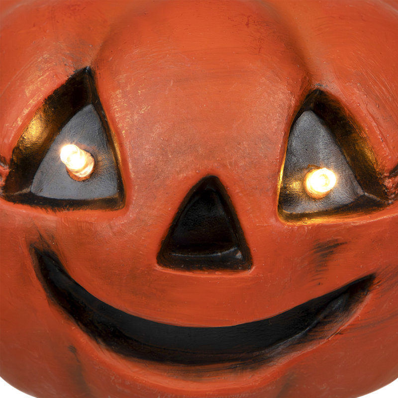 Lighted Jack-o-Lantern Halloween Pathway Markers