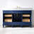 Mallery 60 " W Freestanding Standard Free Standing 1 Single Vanity Bathroom Vanity With Marble Top-1023479432