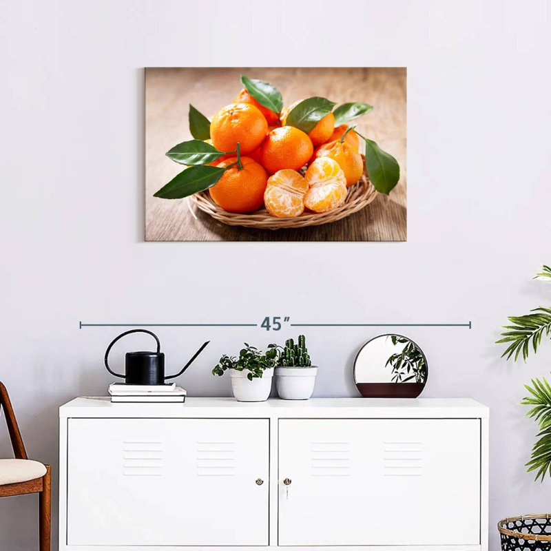 Yarlin Served Mandarin Oranges, 20" H x 30" W