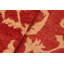 Tapis rouge en laine noué à la main à motif floral 5 pi 6 po x 8 pi 10 po Baccio