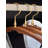 Solid Wood and Brass Clothes Hanger-102830720