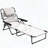 Tanning Chaise Lounge with Face & Arm Holes and 4-Position Reclining