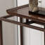 Nouvelle table de véranda en bois massif de style chinois.-559864678