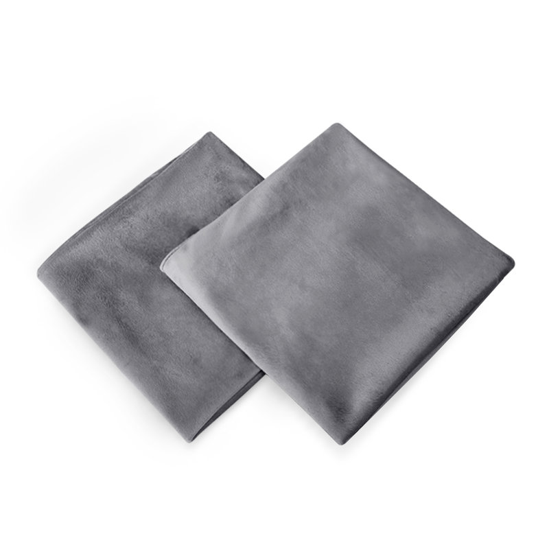 Frith Square Throw Pillow Cover, 46cm H x 46cm W x 1cm D, Grey