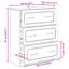Engineered Wood Rectangle Accent Chest-408760469