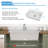 Quartz Workstation Kitchen Sink 33"L x 22"W Black Drop In Single Bowl Kitchen Sink with Accessories-118658702-123687617