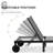 Reivo Outdoor Powder Coated Aluminum Single chaise-2013267796