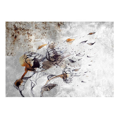 Murale Karrina - Tournesols dans le vent