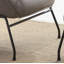 Fauteuil d'appoint et repose-pieds en cuir fleur-972921522