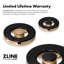 ZLINE Autograph 30 in. Paramount Dual Fuel Range in Black Satin Stainless Steel with Bronze Accents-906070365
