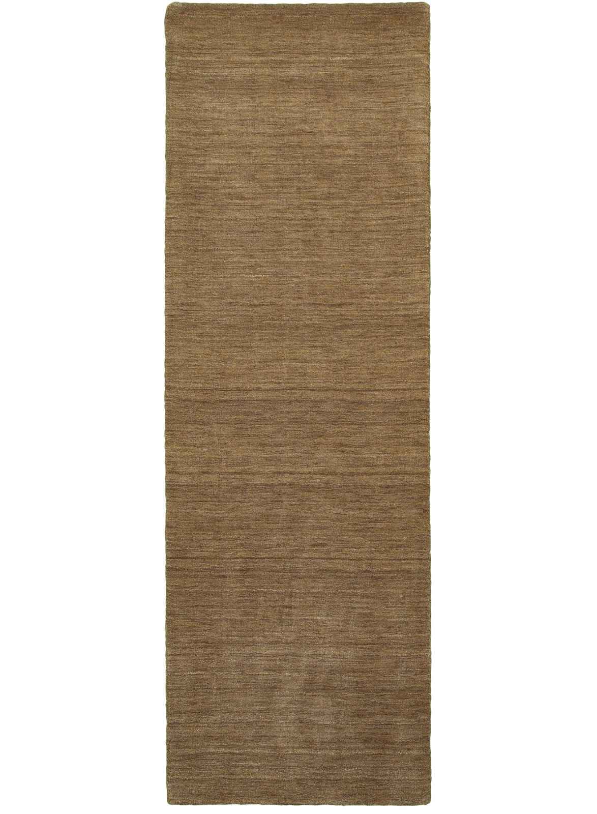 Nala Tan Hand-Tufted Wool Rug, Runner 2'6" x 8'