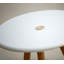 Area Outdoor Round Teak Side Table-542146429