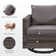 Nazime Outdoor Patio Swivel Rocking Chairs With Ottomans (Set Of 2)